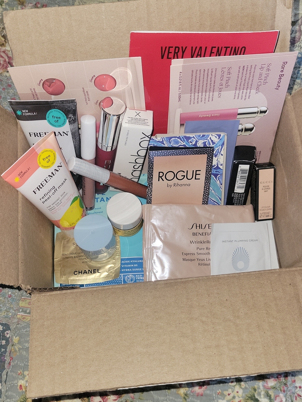 Luxe Makeup & Skincare Mystery Box Sample Lot • Chanel Gucci Rare Beauty NEW